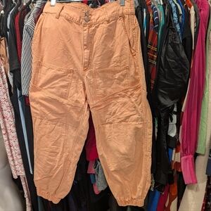BDG Peach Cargo-Style Jogger Pants